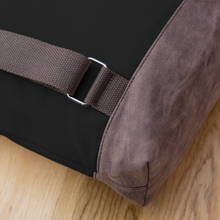 Load image into Gallery viewer, Ty Won Canvas Backpack - black/brown