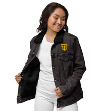 Load image into Gallery viewer, Ty Won Branded Unisex Denim Sherpa jacket